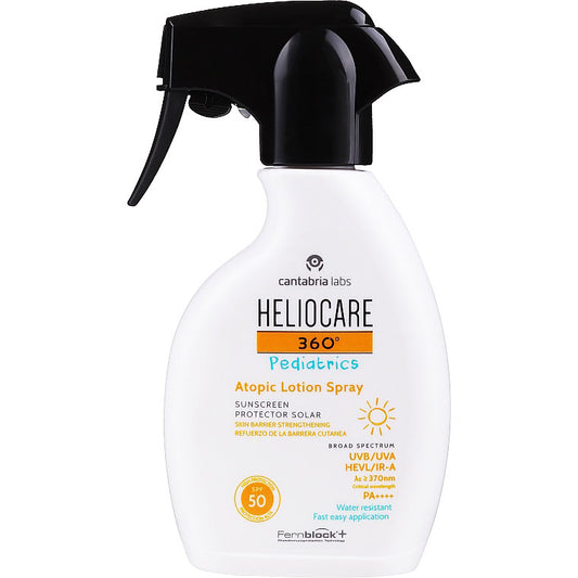 Heliocare 360° Pediatrics Atopic Lotion Spray SPF 50 250ml Skinstore