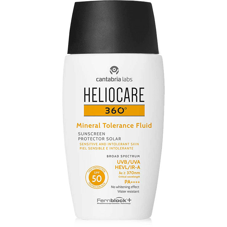 Heliocare 360° Mineral Tolerance Fluid SPF 50 50ml Skinstore